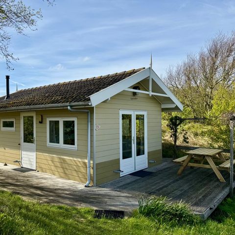 Bungalow 2 personen - Dünenhütte „Kiekendief“ mit Whirlpool