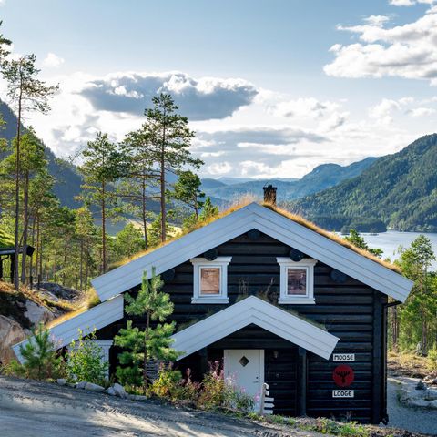 FERIENHAUS 6 Personen - Moose Lodge | Mit Sauna & Wasserblick