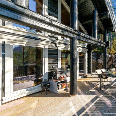 FERIENHAUS 6 Personen - Moose Lodge | Mit Sauna & Wasserblick