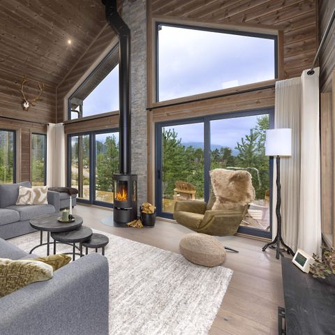 FERIENHAUS 6 Personen - Saga Hytte mit Sauna, Whirlpool und Wasserblick