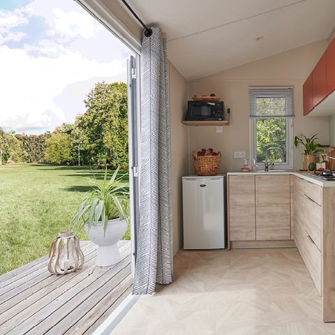 Mobilheim 4 Personen - Mobilheim Premium- 27 m² - 2 Zimmer- TV