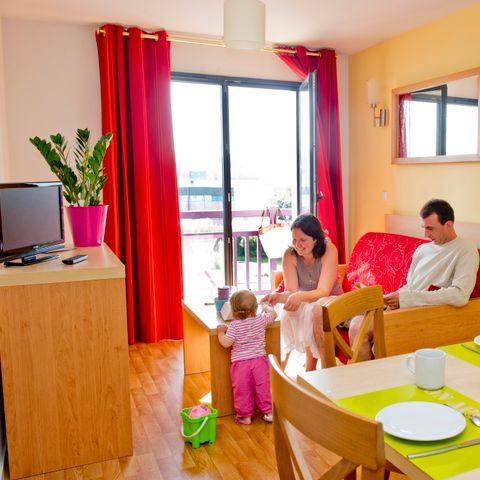 Apartement 7 Personen - G/110 - 3 Zimmer + Kabine