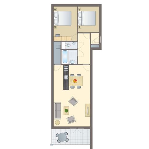 Wohnung 6 personen - 4-6-Personen-Ferienwohnung
