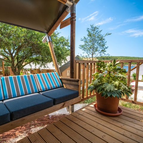 Zelt 6 Personen - Zelt mit zwei Schlafzimmern (2+4)