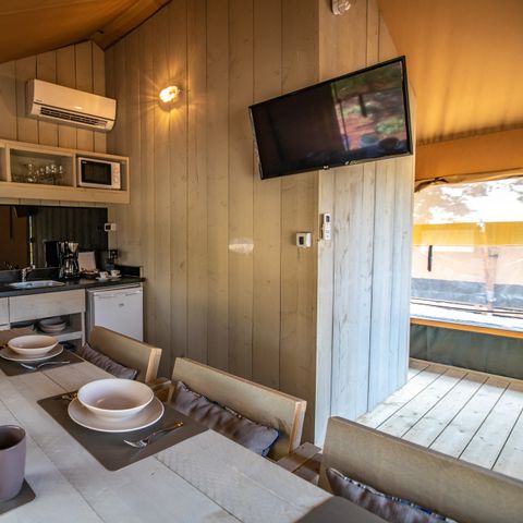 Zelt 6 Personen - Zelt mit zwei Schlafzimmern (2+4)