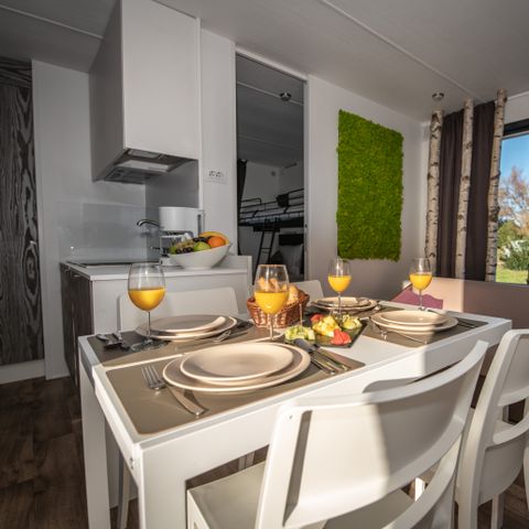 Mobilheim 5 Personen - Camping Home Grün