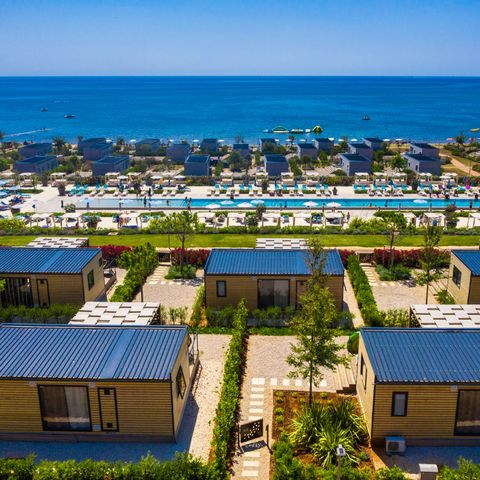 Mobilheim 5 Personen - Camping Home Grün