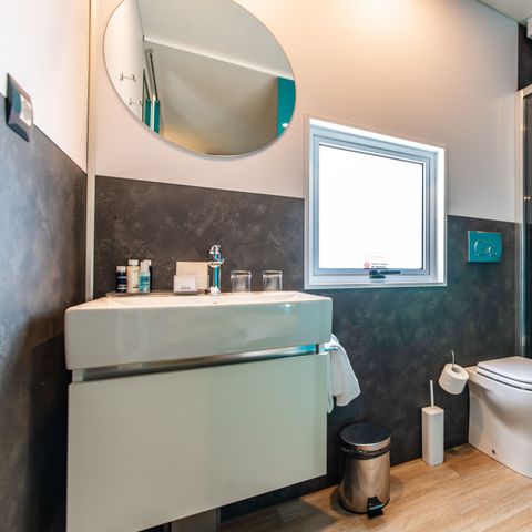 Mobilheim 5 Personen - Camping Villa erste Reihe zum Meer