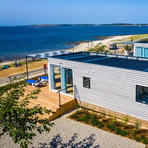 Mobilheim 5 Personen - Camping Villa erste Reihe zum Meer