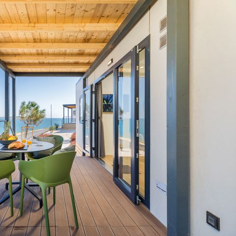 Mobilheim 5 Personen - Camping Home erste Reihe zum Meer