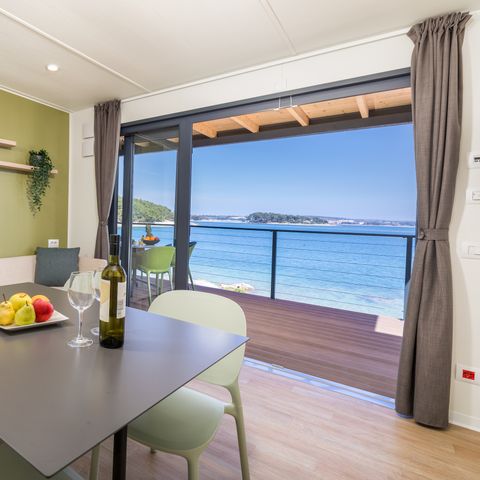 Mobilheim 5 Personen - Camping Home erste Reihe zum Meer