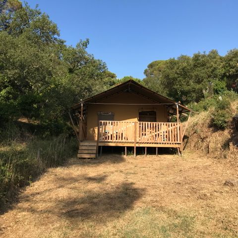 Safarizelt 6 Personen - einschließlich sanitärer Einrichtungen