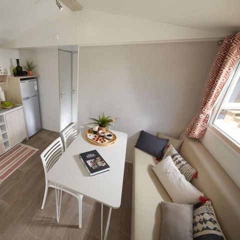 Mobilheim 4 personen - Esterel – - VIP Confort - EVO – 29 m² – Meerblick und Whirlpool
