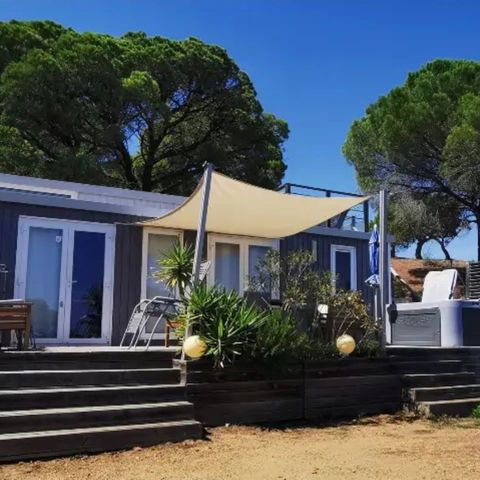 Mobilheim 6 personen - Ramatuelle – Cap Deseo 34 m² – Meerblick und Whirlpool