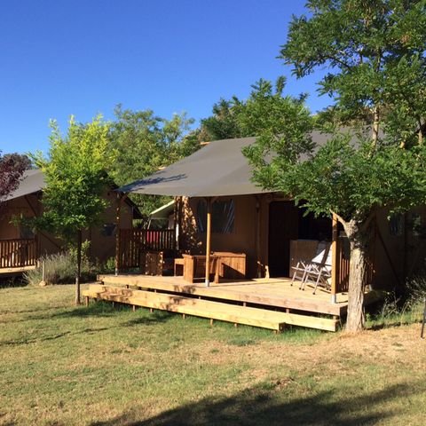 Safarizelt 6 Personen - einschließlich sanitärer Einrichtungen