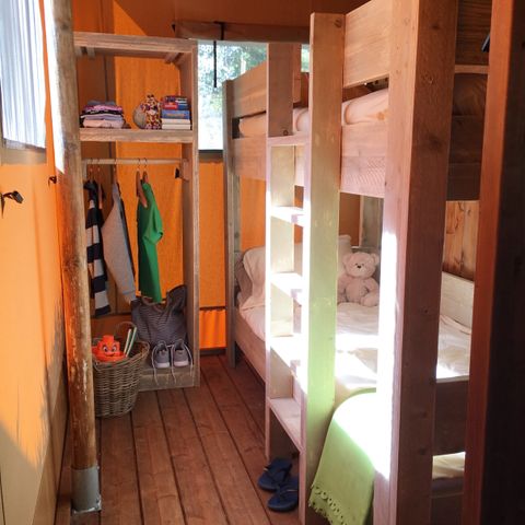 Safarizelt 6 Personen - einschließlich sanitärer Einrichtungen