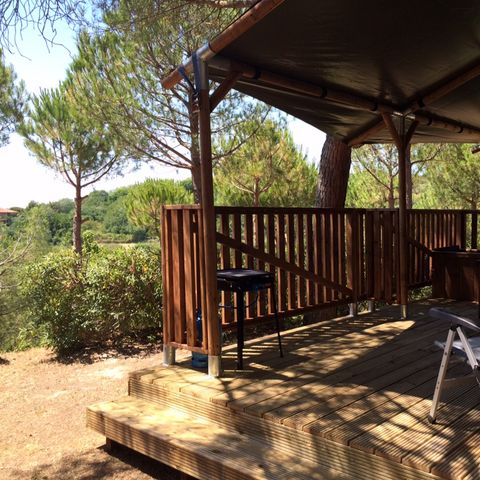 Zelt 6 Personen - Unterkunft inkl. Sanitäranlagen