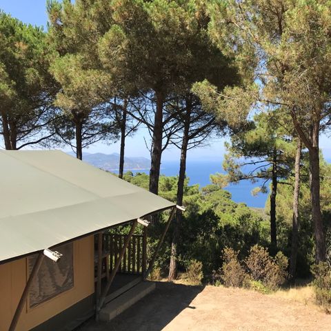 Safarizelt 4 Personen - inkl. Sanitäranlagen (ADVENTURE)