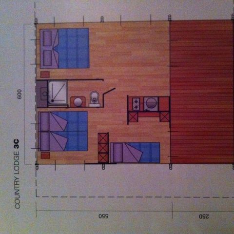 Safarizelt 6 Personen - Inklusive Sanitäranlagen