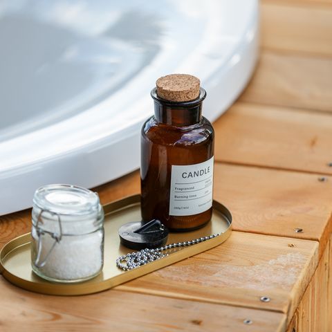 Chalet 4 Personen - Wooden house HIS, 22m² - Private Toilette, Sink & Outdoor Tub