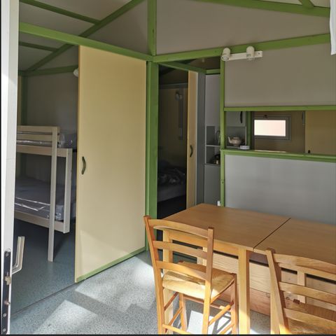 Chalet 5 Personen - Bungalow, nach außen offen