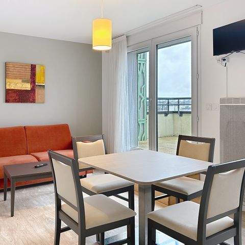 Apartement 4 Personen - 2-Zimmerwohnung Superior mit Terrasse
