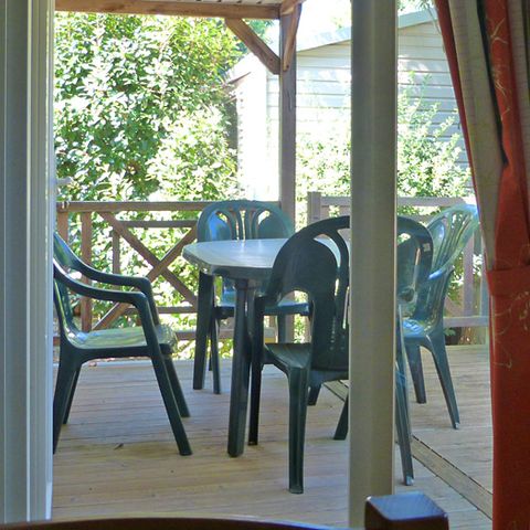 Mobilheim 4 Personen - Mobil Home Loggia - 27m² - 2 Schlafzimmer -