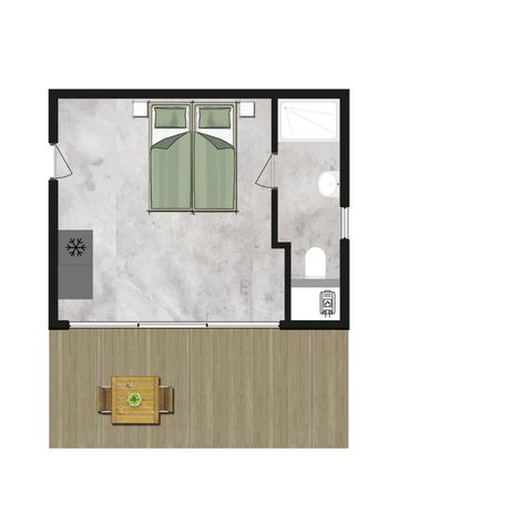 LODGE 2 Personen - Cocoon de la Semois