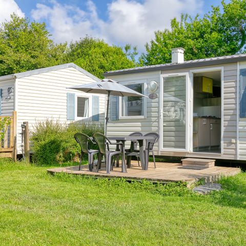 Mobilheim 4 Personen - Mobilheim Confort Glycine - 2 Schlafz. - TV