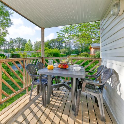 Mobilheim 4 Personen - Mobilheim Classique Campanule - 2 Schlafz. - TV