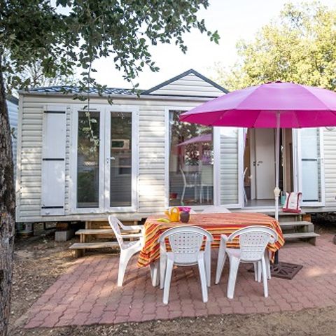 Mobilheim 4 Personen - Cottage Grand Confort Glenans 31m² - 2 Zimmer / Terrasse am Boden