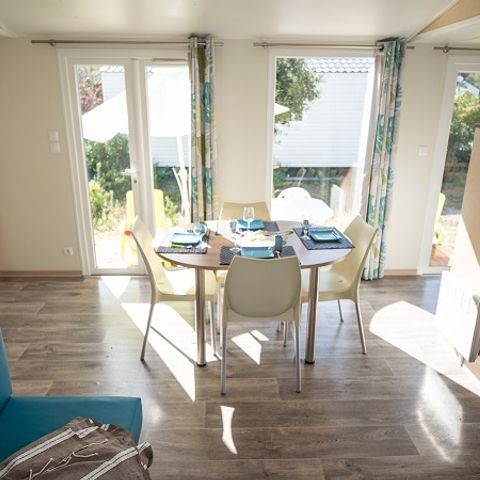 Mobilheim 4 Personen - Cottage Grand Confort Glenans 31m² - 2 Zimmer / Terrasse am Boden