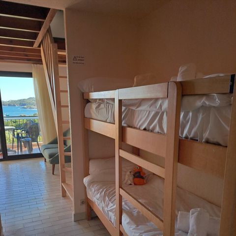 Apartement 4 Personen - 2 Zimmer - Empfang von Babybetten nicht möglich - Mezzanine