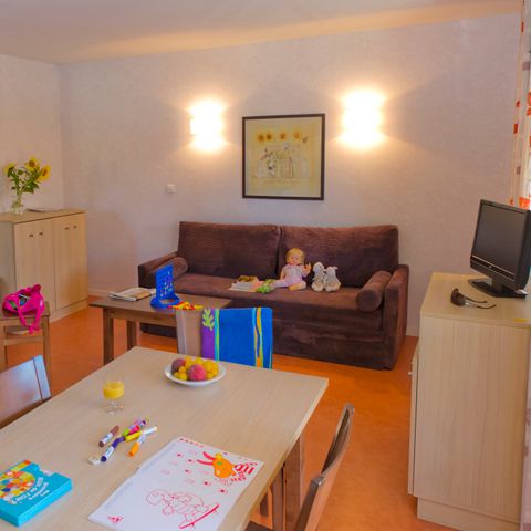 Apartement 4 Personen - G/19_2 PIECES 4 PERSONNES REZ DE JARDIN