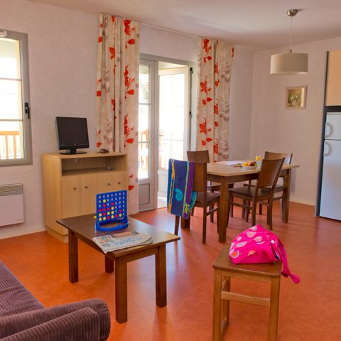 Apartement 6 Personen - G/19_2 PIECES CABINE 6 PERSONNES REZ DE JARDIN