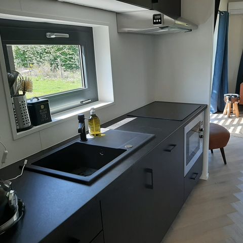 Chalet 6 Personen - Luxus auf Mini-Campingplatz Wert mit Whirlpool