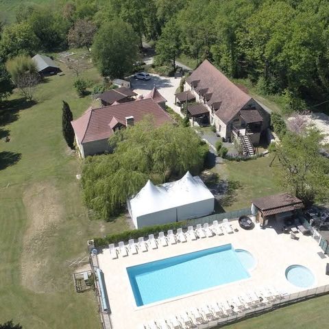Safarizelt 5 personen - Luxus-Lodge inkl. Sanitäranlagen