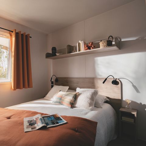 Mobilheim 6 Personen - Mobilheim Confort - 3 Zimmer - halbüberdachte Terrasse