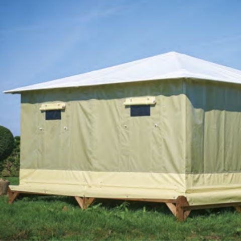 Zelt 4 Personen - Ausgestattetes Zelt - 2 Zimmer