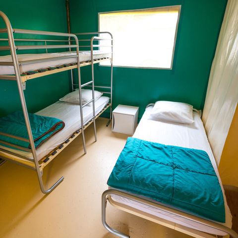 Zelt 5 Personen - Kanada Komfort mit Duschkabine und Toilette