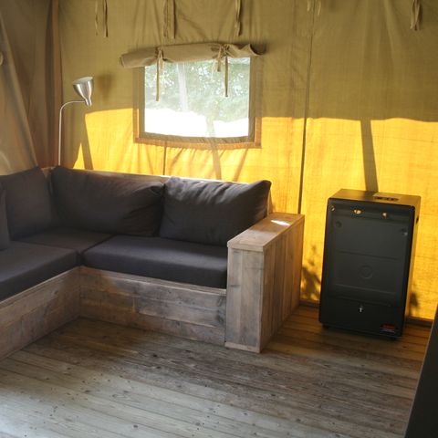 Safarizelt 5 Personen - Strandheem Lodge Glamping mit privaten sanitären Anlagen