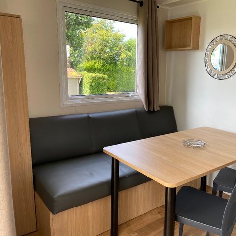 Mobilheim 2 Personen - 1 Schlafzimmer - überdachte Terrasse
