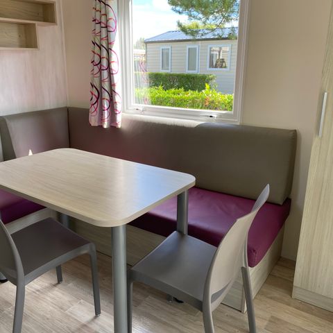 Mobilheim 4 Personen - 2 Schlafzimmer - überdachte Terrasse