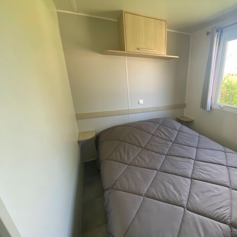 Mobilheim 4 Personen - 2 Schlafzimmer - überdachte Terrasse