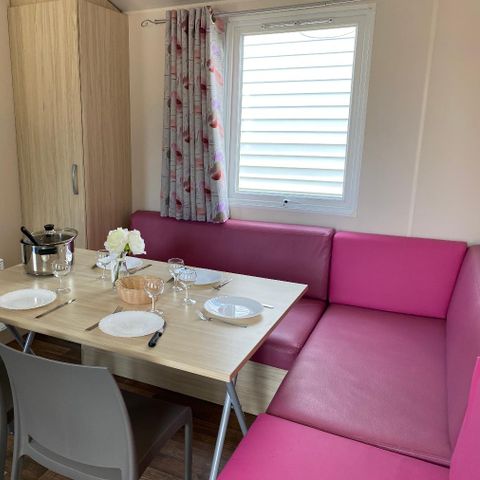 Mobilheim 6 Personen - Mobilheim - 3 Schlafzimmer - überdachte Terrasse