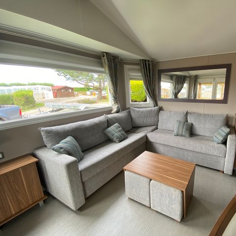 Mobilheim 4 Personen -  2 Schlafzimmer - überdachte Terrasse - exklusiv