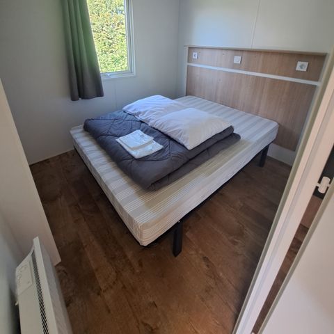 Mobilheim 4 Personen - 2 Zimmer - überdachte Terrasse - Komfort