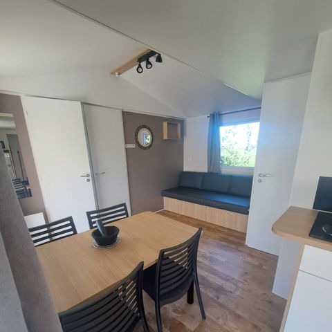 Mobilheim 4 Personen - 2 Zimmer - überdachte Terrasse - Komfort