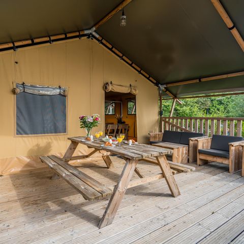 Safarizelt 7 Personen - Glamping-Lodge