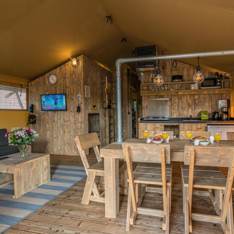 Safarizelt 7 Personen - Glamping-Lodge